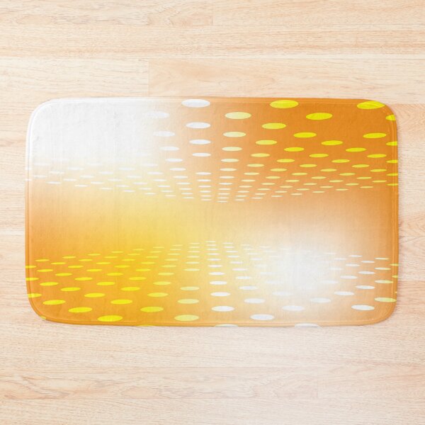 Item preview, Yellow Dots on a White Background Abstract Art designed and sold by Bruce ALMIGHTY Baker.