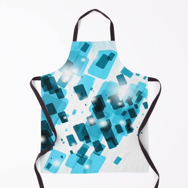 Item preview, Blue Squares on a White Background Abstract Art designed and sold by Bruce ALMIGHTY Baker.
