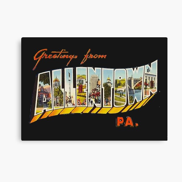 Item preview, Greetings from Allentown PA souvenir graphic, Lehigh Valley, Queen city, Little Apple designed and sold by Nostrathomas66.