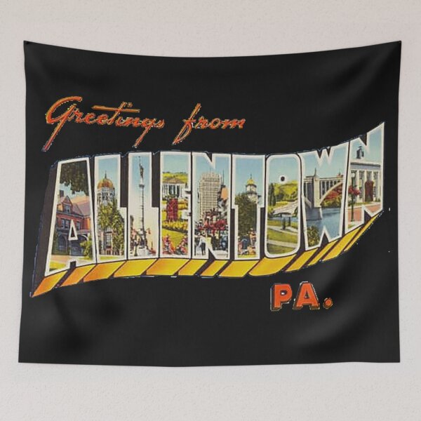 Item preview, Greetings from Allentown PA souvenir graphic, Lehigh Valley, Queen city, Little Apple designed and sold by Nostrathomas66.