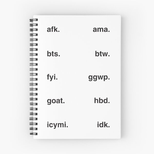 Item preview, Social Media Acronyms - Abbreviations designed and sold by HolyJollie.