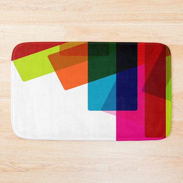 Item preview, Rainbow Squares2 on a White Background Abstract Art designed and sold by Bruce ALMIGHTY Baker.