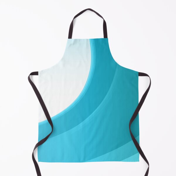 Item preview, Blue Curves on a White Background Abstract Art designed and sold by Bruce ALMIGHTY Baker.