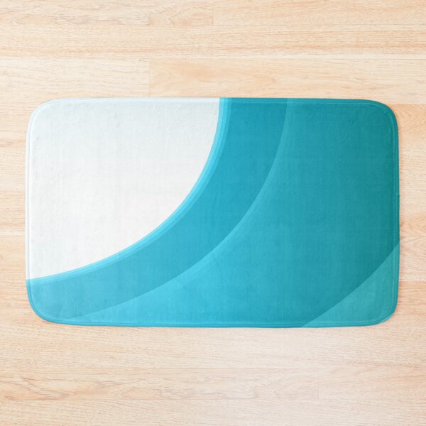 Item preview, Blue Curves on a White Background Abstract Art designed and sold by Bruce ALMIGHTY Baker.