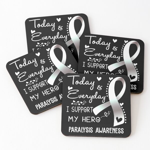 Item preview, Today And Everyday I Support My Hero Paralysis Awareness Warrior Gifts designed and sold by hvoid41.
