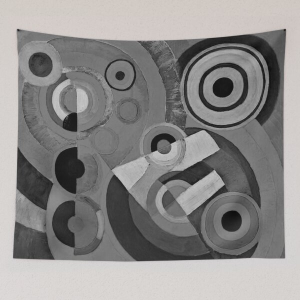 Item preview, robert delaunay - Rhythm, Joy of living, black, white designed and sold by Vivanne-art.