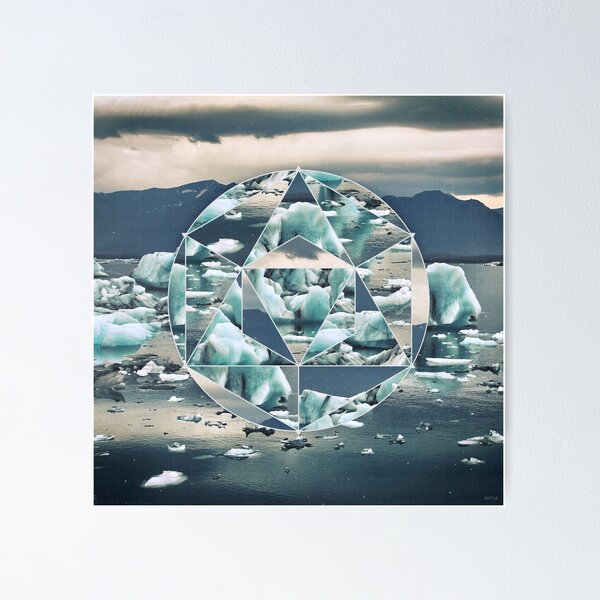 Item preview, Geometric Icebergs Abstract designed and sold by Phil Perkins.