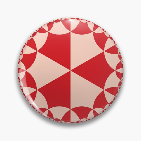 Item preview, hyperbolic square tiling red designed and sold by egg-pdf.