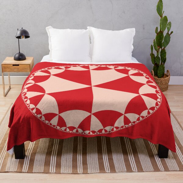 Item preview, hyperbolic square tiling red designed and sold by egg-pdf.