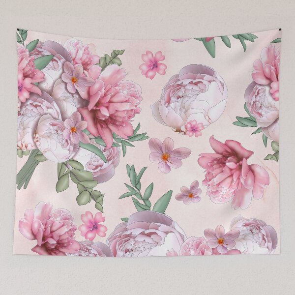 Item preview, Beautiful soft pink flowers designed and sold by Lizreed1827.