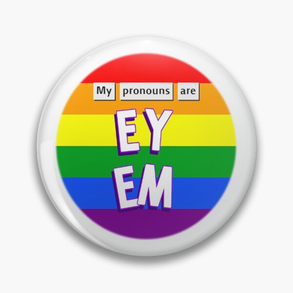 Item preview, My Pronouns Are Ey/Em designed and sold by KJ D.