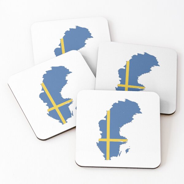 Item preview, Sweden Map With Flag designed and sold by MyIdentityShop.