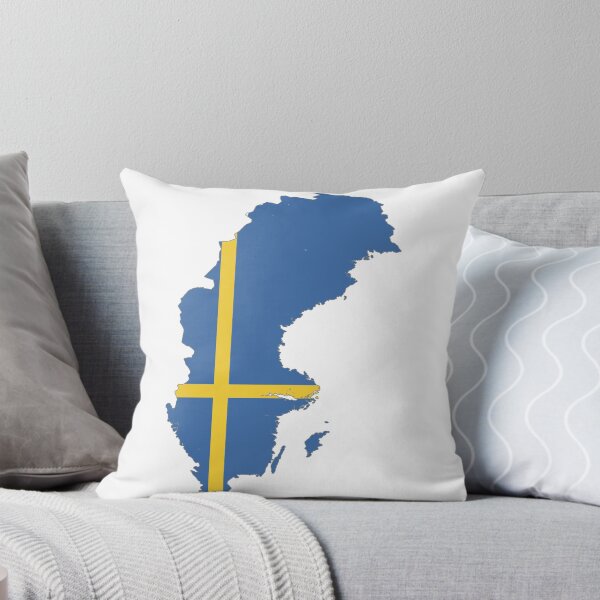 Item preview, Sweden Map With Flag designed and sold by MyIdentityShop.