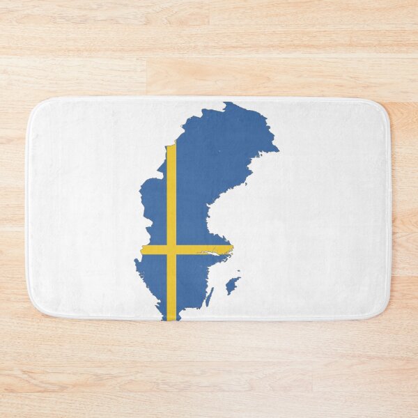 Item preview, Sweden Map With Flag designed and sold by MyIdentityShop.