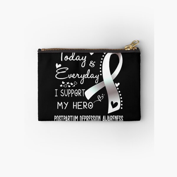 Item preview, Today And Everyday I Support My Hero Postpartum Depression Awareness Warrior Gifts designed and sold by hvoid41.