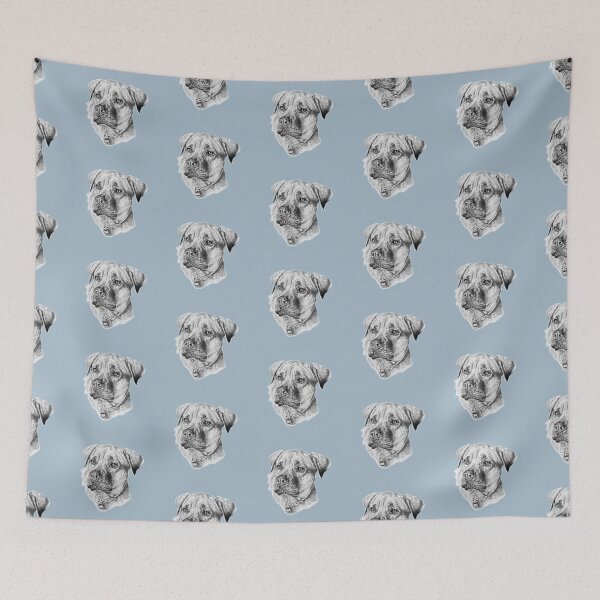 Item preview, Zeus the English Mastiff for Jax WITH WHITE BACKGROUND designed and sold by Ro Windust.