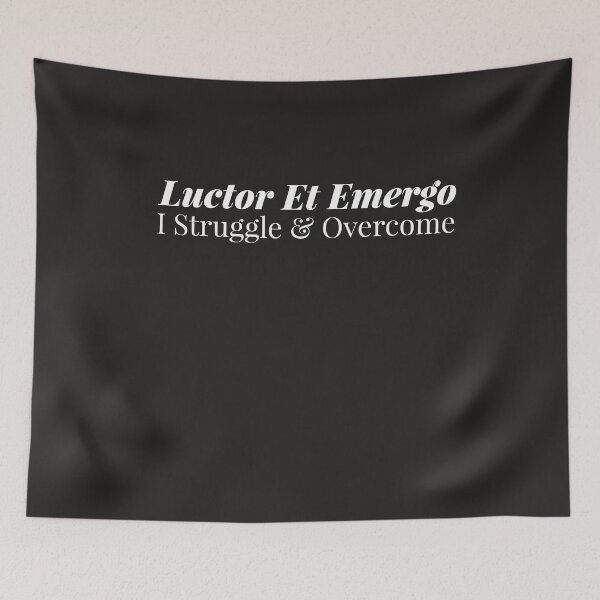 Item preview, Luctor Et Emergo I Struggle And Overcome Latin Saying Dutch Zeeland Netherlands designed and sold by gkao.