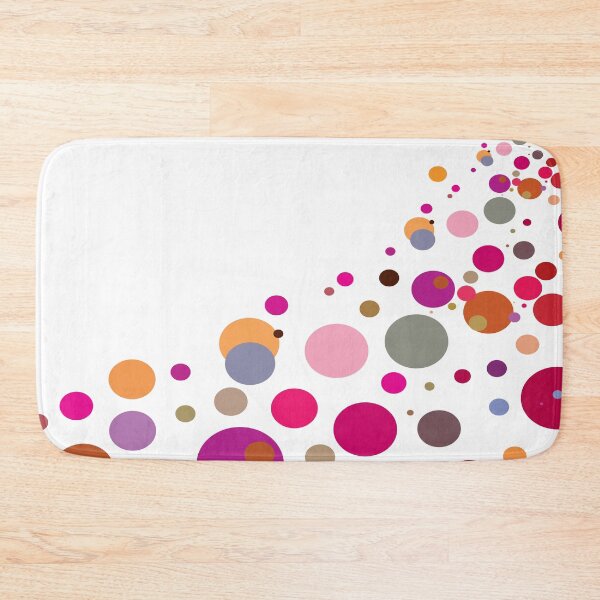 Item preview, Rainbow Dots1 on a White Background Abstract Art designed and sold by Bruce ALMIGHTY Baker.