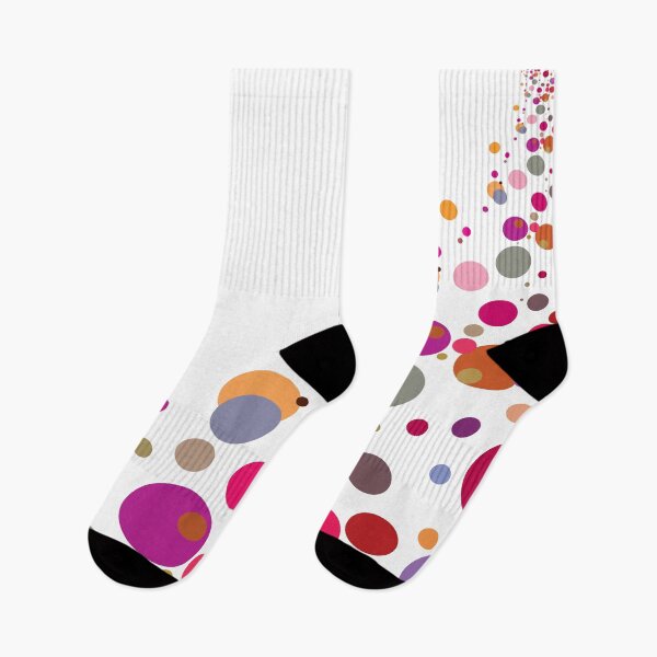 Item preview, Rainbow Dots1 on a White Background Abstract Art designed and sold by Bruce ALMIGHTY Baker.
