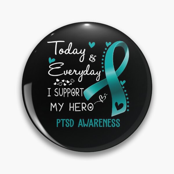 Item preview, Today And Everyday I Support My Hero PTSD Awareness Warrior Gifts designed and sold by hvoid41.