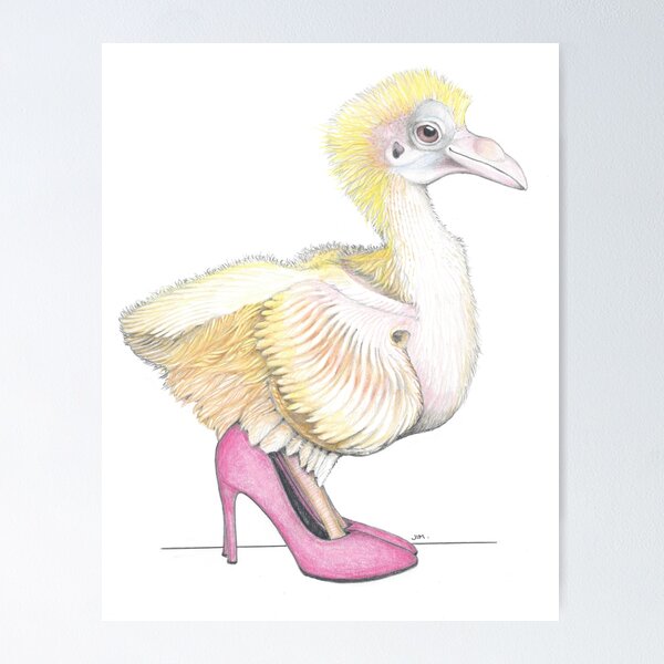 Item preview, Pigeon Squeaker in High Heels designed and sold by JimsBirds.