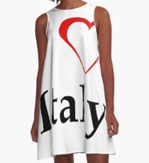 I Love Italy A-Line Dress
