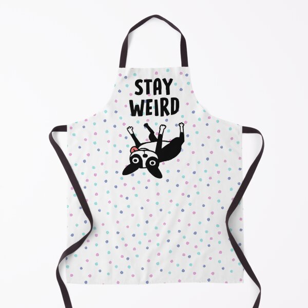 Item preview, Stay Weird - Funny Boston Terrier Cartoon Dog designed and sold by Jenn Inashvili.