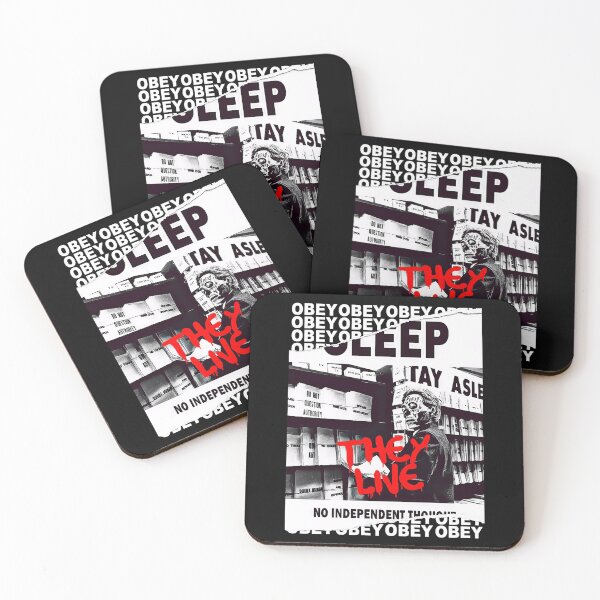 Item preview, They Live OBEY Retro Cult Classic Horror Fan Design designed and sold by acquiesce13.