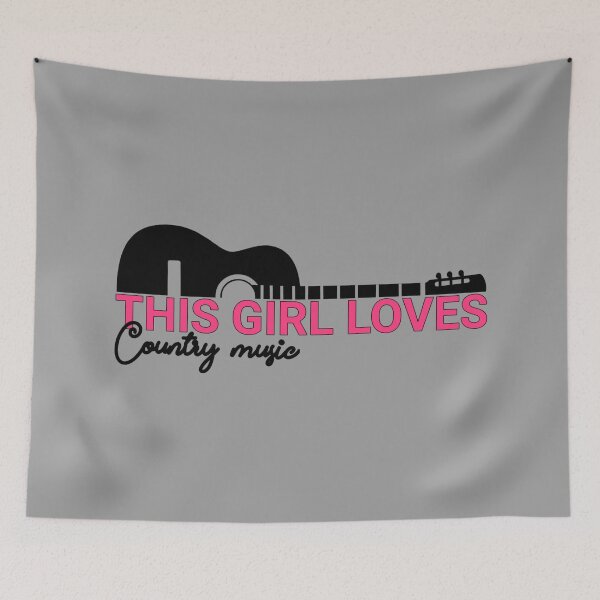 Item preview, This girl loves country music designed and sold by attracdionz.