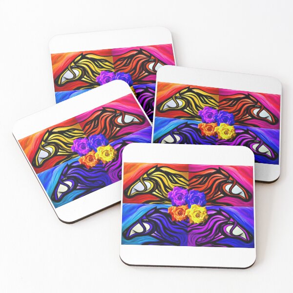 Item preview, Horse Colors Collage designed and sold by KR Art Studio.