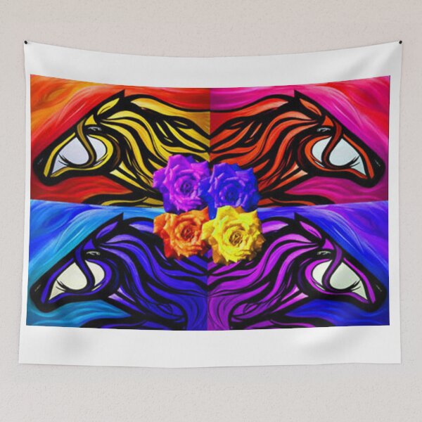 Item preview, Horse Colors Collage designed and sold by KR Art Studio.