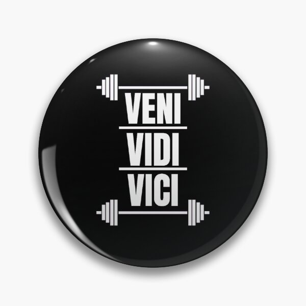 Item preview, Veni Vidi Vici White - Gym designed and sold by GymWearDepot.
