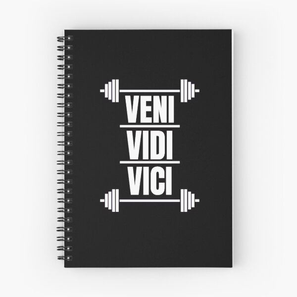 Item preview, Veni Vidi Vici White - Gym designed and sold by GymWearDepot.