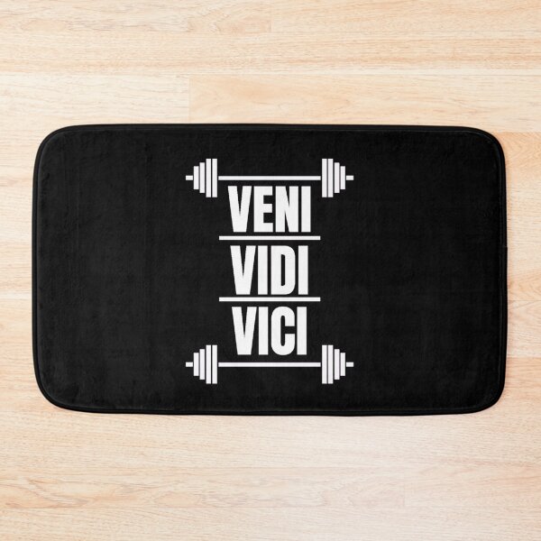 Item preview, Veni Vidi Vici White - Gym designed and sold by GymWearDepot.