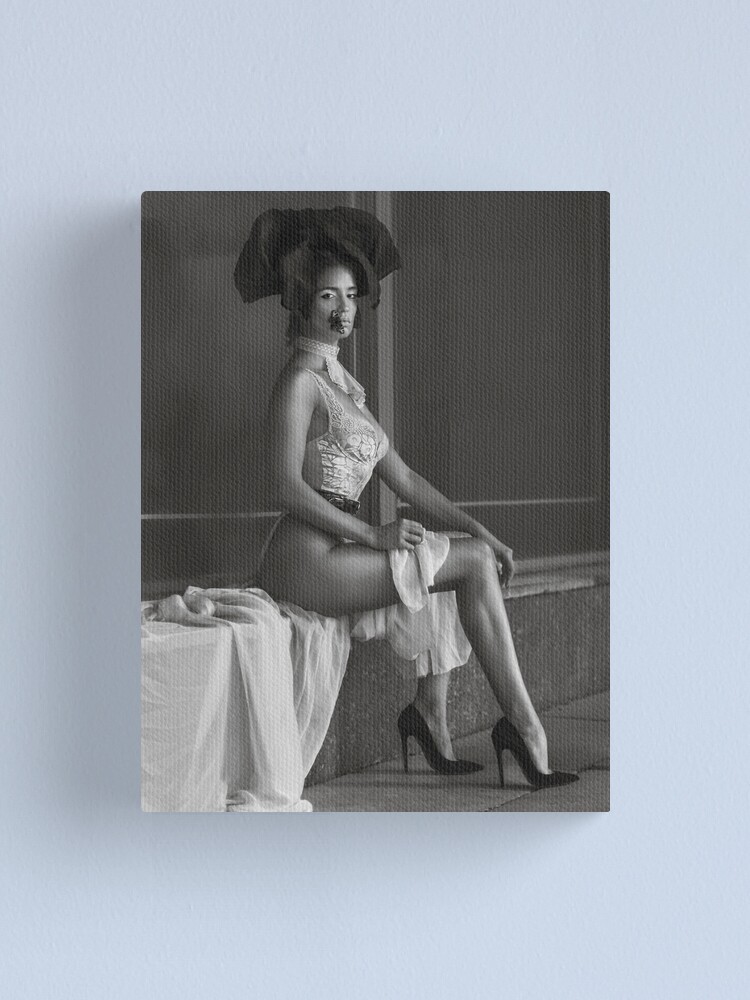 Black and White Sexy Women Canvas Paintings Sexy Panties Girl Wall