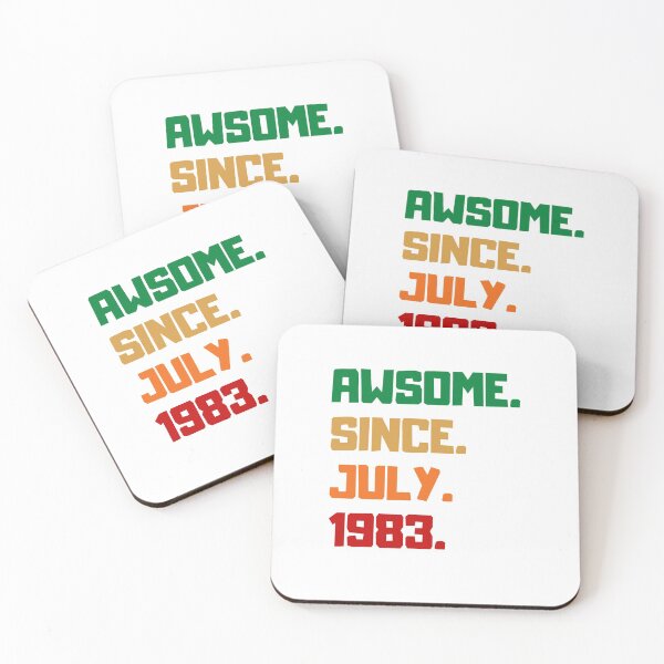 Item preview, awesome since july 1983 designed and sold by melshirt-shop.