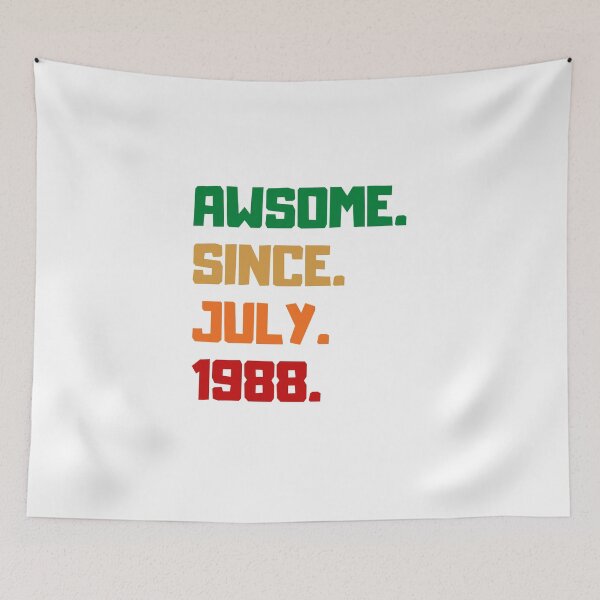 Item preview, awesome since july 1988 designed and sold by melshirt-shop.