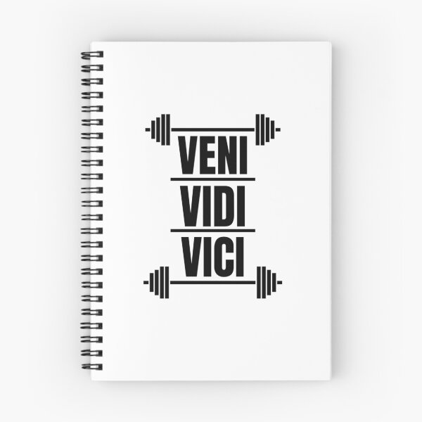 Item preview, Veni Vidi Vici Black - Gym designed and sold by GymWearDepot.