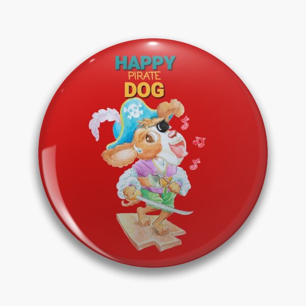 Item preview, Happy Pirate Dog  designed and sold by DennisKing.