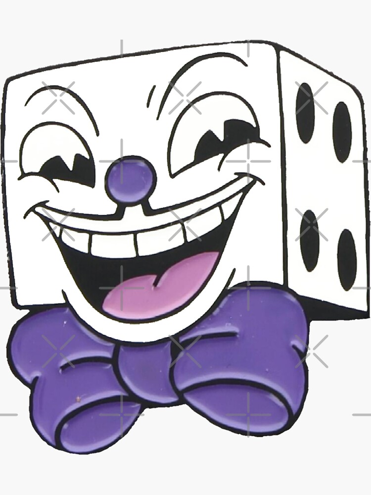 king dice Sticker for Sale by demiitrees