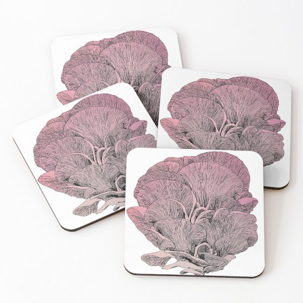 Item preview, Pink Oyster Mushroom, Pleurotus Djamor designed and sold by djamorartworks.