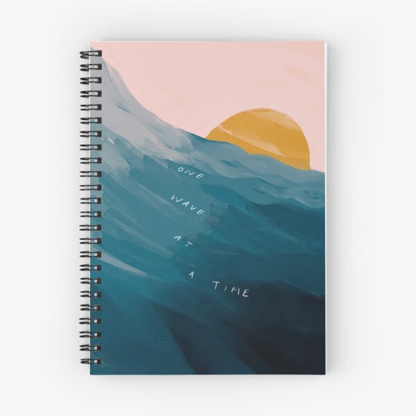 Item preview, Una ola a la vez - Arte abstracto - Cita inspiradora inspirada en el océano y el mar - Morgan Harper Nichols designed and sold by morgansgoods.