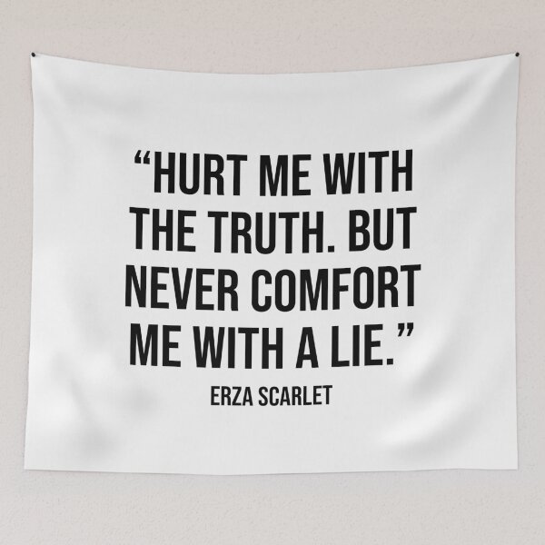 Item preview, Hurt Me With the Truth Quote by Erza Scarlet designed and sold by OtaquotesJo.