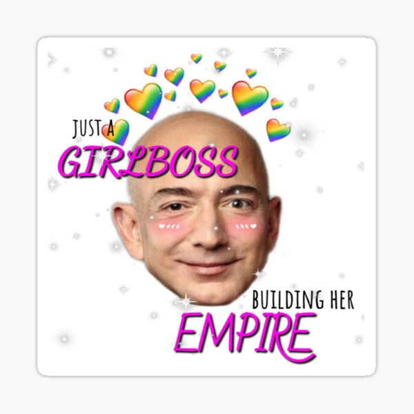 Item preview, jeff bezos girl boss designed and sold by ava-clay.