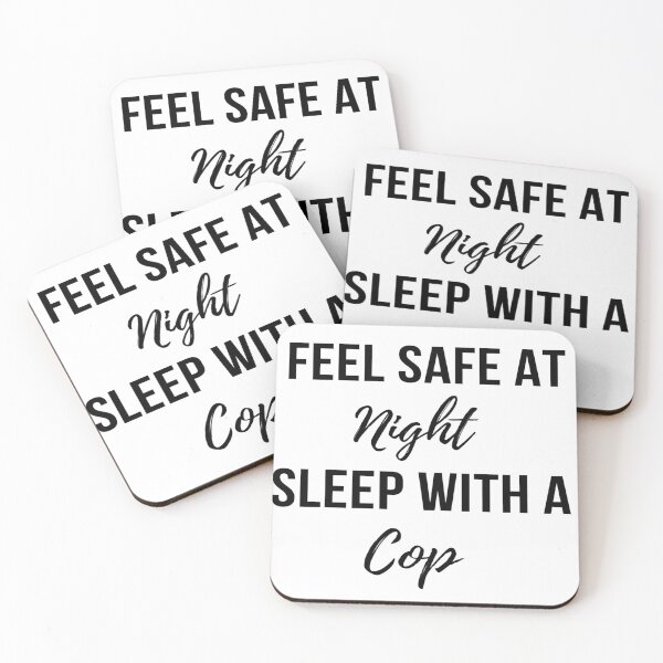 Item preview, Feel Safe At Night Sleep With A Cop T-shirt Funny Police Tee designed and sold by aramida.