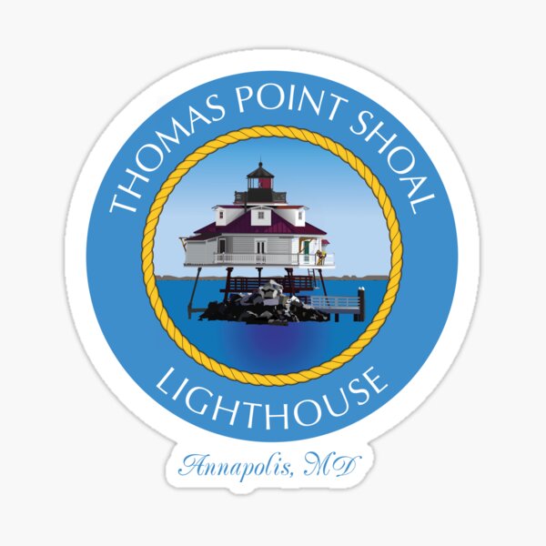 Item preview, Thomas Point Shoal Lighthouse, Annapolis, Maryland designed and sold by LeeTowleArt.