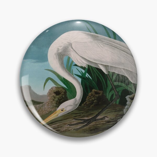 Item preview, White Heron Birds of America Audubon Illustration Bird Lovers Gift designed and sold by VintageArchive.