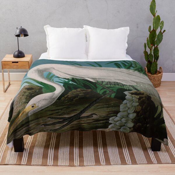 Item preview, White Heron Birds of America Audubon Illustration Bird Lovers Gift designed and sold by VintageArchive.