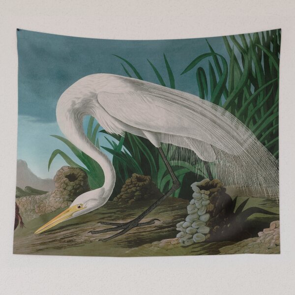 Item preview, White Heron Birds of America Audubon Illustration Bird Lovers Gift designed and sold by VintageArchive.