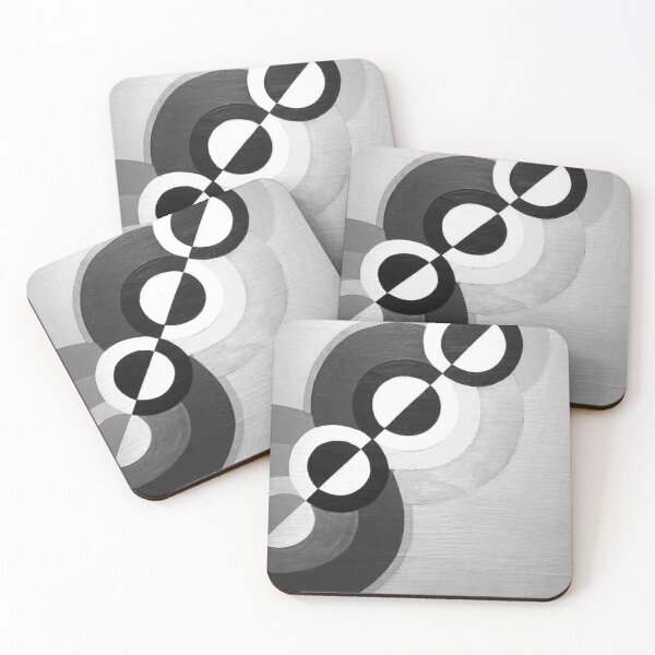Item preview, robert delaunay - Rythmes 1934.No,03.black , white, silver designed and sold by Vivanne-art.